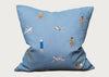 Swimmers Embroidered Cushion 45 x 45cm