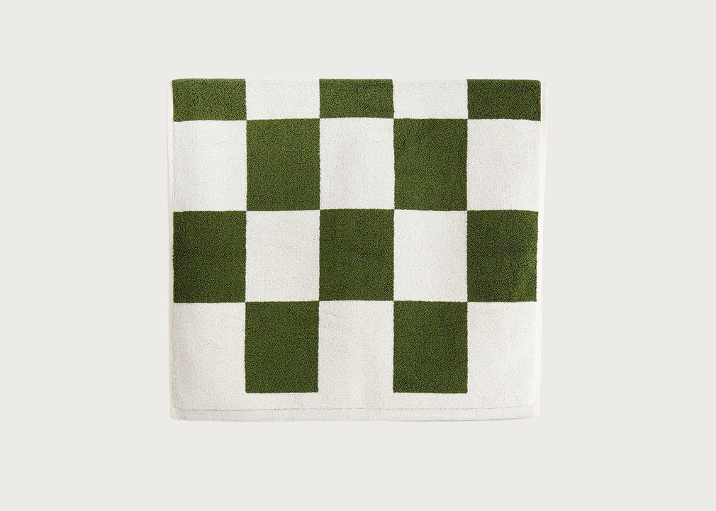 Check Bath Mat