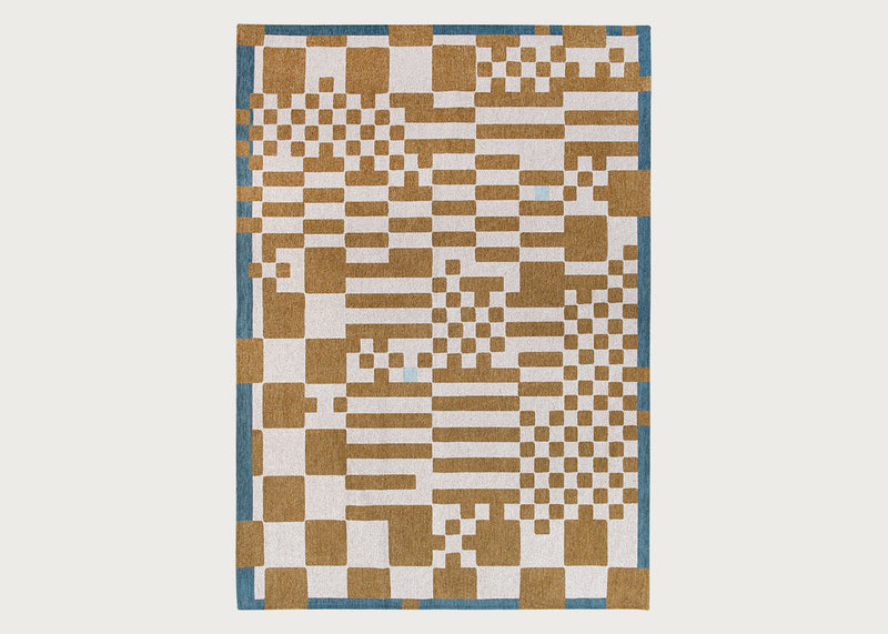 Chess Rug Honey