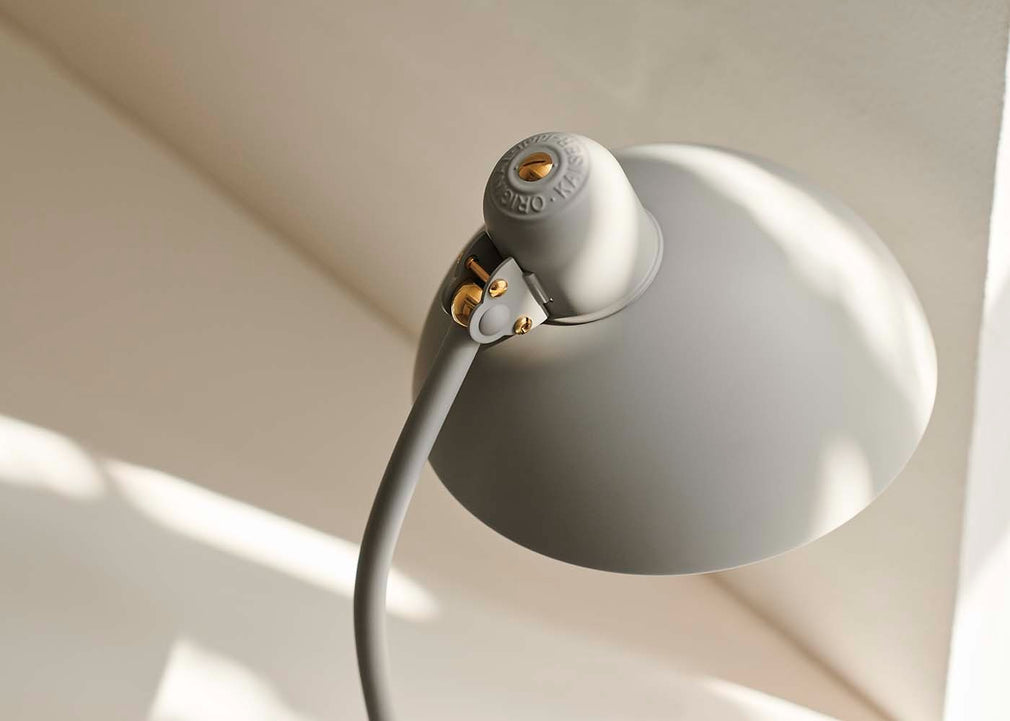 Kaiser Idell Table Lamp Easy Grey/Brass