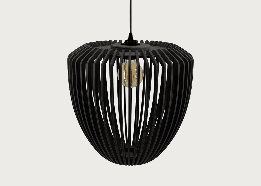Clava Wood Easyfit Lamp Shade Black