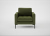 Eton Armchair Boucle Velvet Wilder / Black
