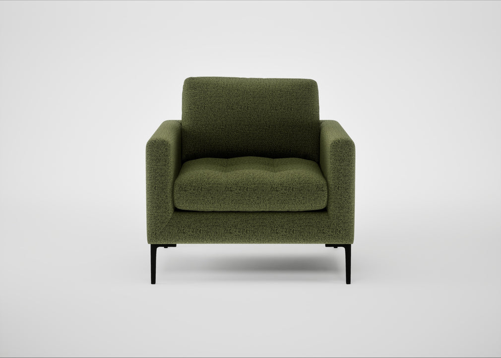 Eton Armchair Boucle Velvet Wilder / Black