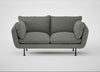 Allora 2 Seater Sofa Boucle Tweed Lapis / Black