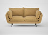 Allora 2 Seater Sofa Boucle Tweed Citrine / Black