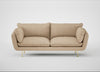 Allora 3 Seater Sofa Capelo Linen-Cotton Bamboo / Brass
