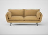 Allora 3 Seater Sofa Boucle Tweed Citrine / Black