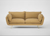 Allora 3 Seater Sofa Boucle Tweed Citrine / Brass