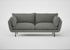 Allora 3 Seater Sofa Boucle Tweed Lapis / Black