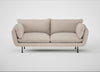 Allora 3 Seater Sofa Boucle Tweed Pearl / Black