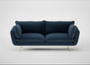 Allora 3 Seater Sofa Boucle Velvet Space / Brass