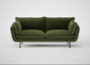 Allora 3 Seater Sofa Boucle Velvet Wilder / Black