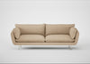 Allora 4 Seater Sofa Capelo Linen-Cotton Bamboo / Stainless Steel