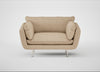 Allora Loveseat Capelo Linen-Cotton Bamboo / Stainless Steel