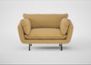Allora Loveseat Boucle Tweed Citrine / Black