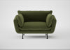 Allora Loveseat Boucle Velvet Wilder / Black