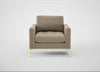Eton Armchair Boucle Velvet Rocky / Brass