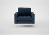 Eton Armchair Boucle Velvet Space / Brass
