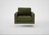 Eton Armchair Boucle Velvet Wilder / Brass