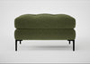 Eton Footstool Boucle Velvet Wilder / Black