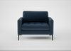 Eton Loveseat Boucle Velvet Space / Black