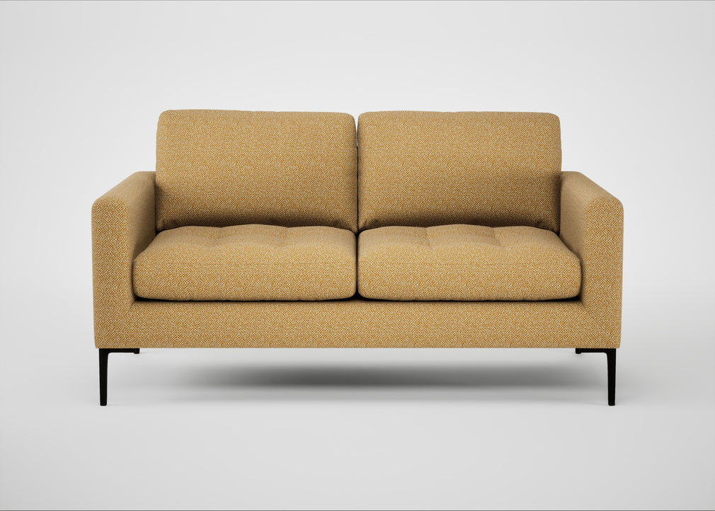 Eton 2 Seater Sofa Boucle Tweed Citrine / Black