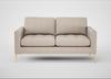 Eton 2 Seater Sofa Boucle Tweed Pearl / Brass