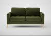 Eton 2 Seater Sofa Boucle Velvet Wilder / Brass