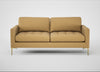 Eton 3 Seater Sofa Boucle Tweed Citrine / Brass