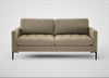 Eton 3 Seater Sofa Boucle Velvet Rocky / Black