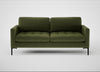 Eton 3 Seater Sofa Boucle Velvet Wilder / Black