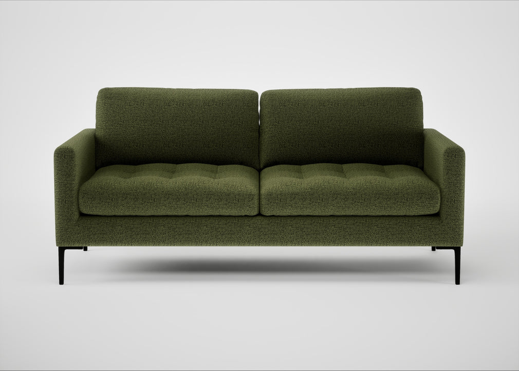 Eton 3 Seater Sofa Boucle Velvet Wilder / Black