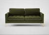 Eton 3 Seater Sofa Boucle Velvet Wilder / Brass