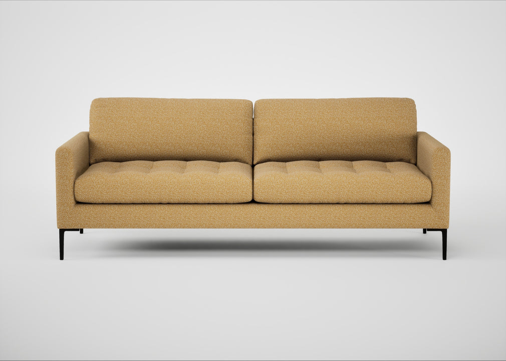 Eton 4 Seater Sofa Boucle Tweed Citrine / Black