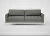 Eton 4 Seater Sofa Boucle Tweed Lapis / Brass