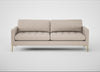 Eton 4 Seater Sofa Boucle Tweed Pearl / Brass