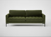 Eton 4 Seater Sofa Boucle Velvet Wilder / Black