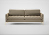 Eton 4 Seater Sofa Boucle Velvet Rocky / Brass