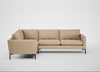 Eton Left Hand Facing Corner Sofa Capelo Linen-Cotton Bamboo / Black
