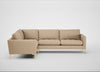 Eton Left Hand Facing Corner Sofa Capelo Linen-Cotton Bamboo / Brass