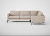 Eton Right Hand Facing Corner Sofa Boucle Tweed Pearl / Black