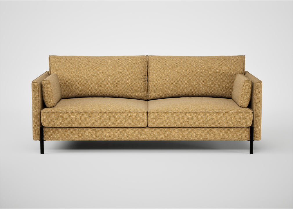 Tortona 3 Seater Sofa Boucle Tweed Citrine
