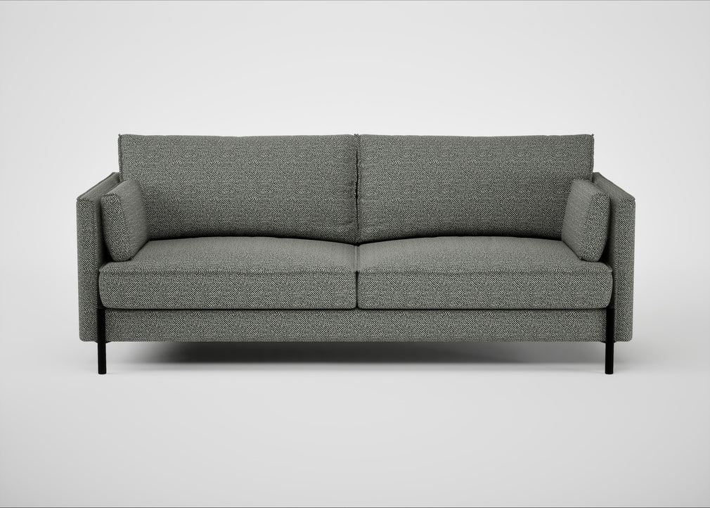 Tortona 3 Seater Sofa Boucle Tweed Lapis