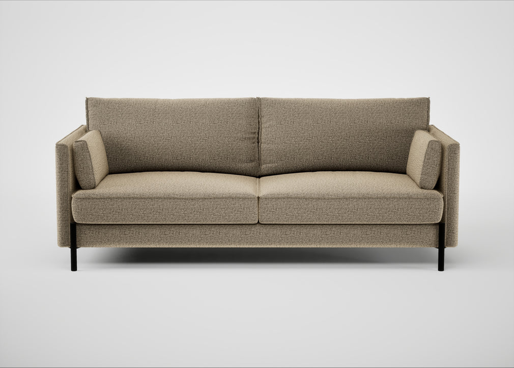 Tortona 3 Seater Sofa Boucle Velvet Rocky