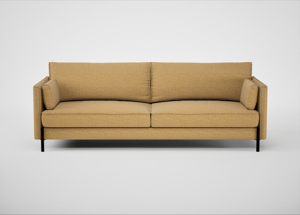 Tortona 4 Seater Sofa Boucle Tweed Citrine