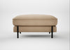 Tortona Footstool Capelo Linen-Cotton Bamboo