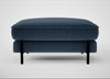 Tortona Footstool Boucle Velvet Space