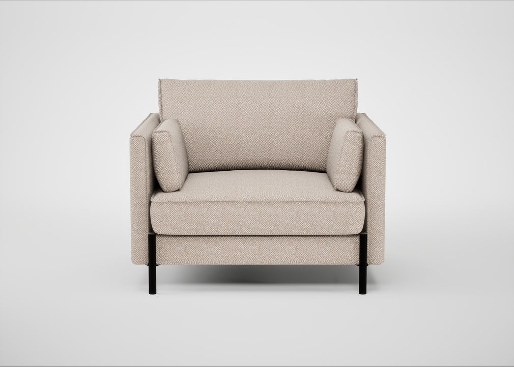 Tortona Armchair Boucle Tweed Pearl