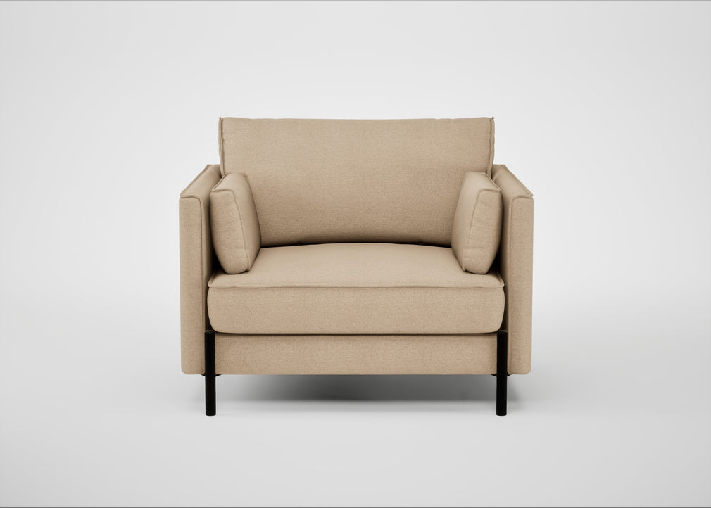 Tortona Armchair Capelo Linen-Cotton Bamboo