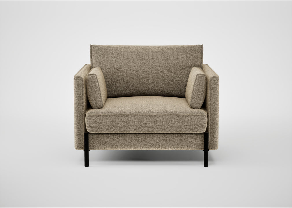 Tortona Armchair Boucle Velvet Rocky